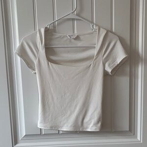 Elegant Cream Women's Crop Top